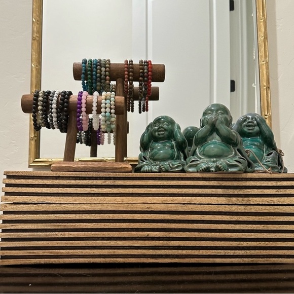 💎 Natural HEALING Gem Stone Beaded Stretch Bracelets - Picture 1 of 14